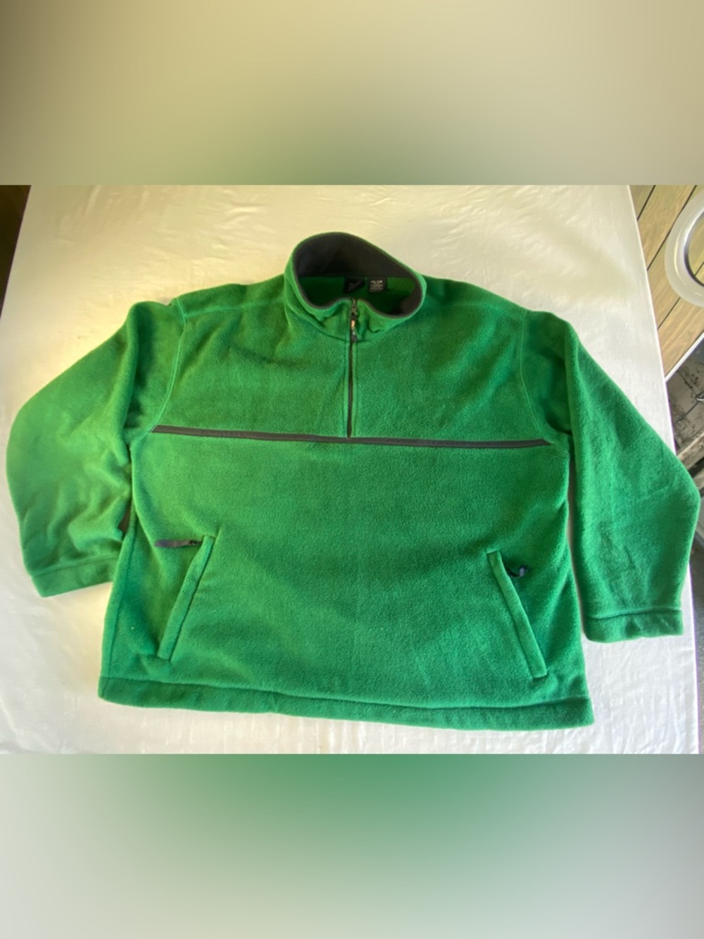 Hunt Club Green Fleece 1/4 Zip Pullover Men’s XXL Jacket Shirt